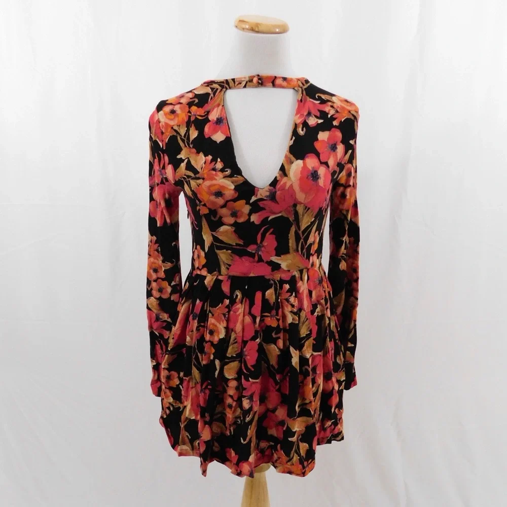 Free People Floral Mini Dress - Picture 1 of 6